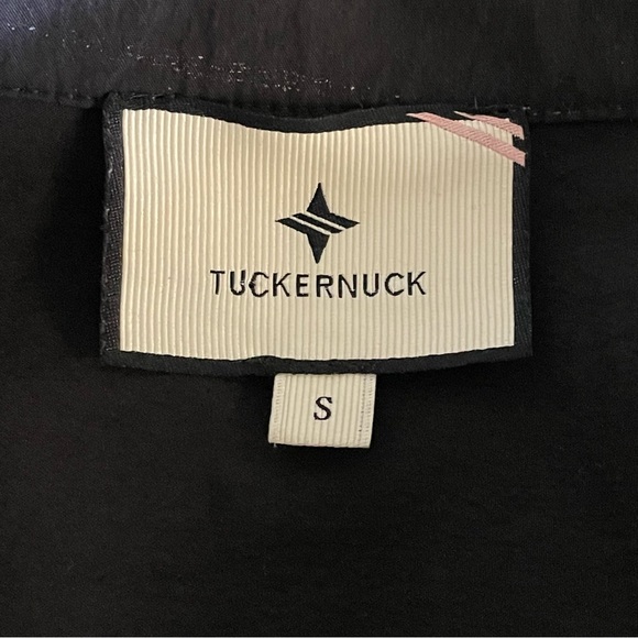 Tuckernuck Charlie Shirt Dress Sleeveless Black Pockets A-line Maternity Bump - Picture 9 of 13